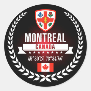 Montreal Classic Round Sticker