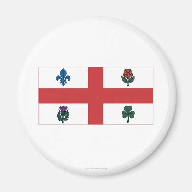 Montreal Flag Magnet (Front)