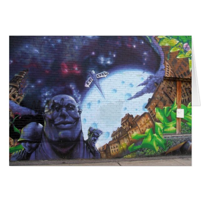 Montreal Graffiti Card (Front Horizontal)