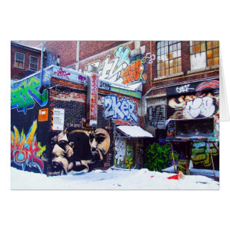 MONTREAL GRAFFITI CARD #1