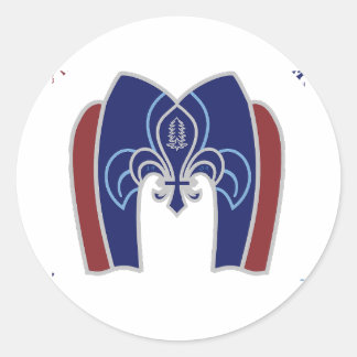 Montreal Hockey Logo Classic Round Sticker