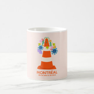 Montréal humoristique cônes oranges ville cadeau coffee mug