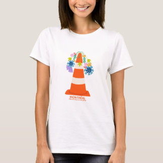 Montréal humoristique cônes oranges ville cadeau T-Shirt
