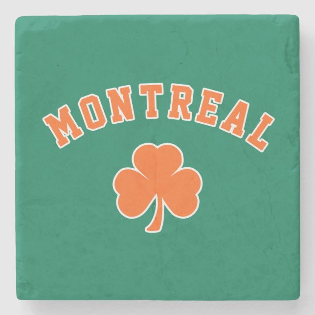 Montreal Irish Stone Coaster (Front)