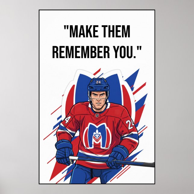 Montreal Metros Hockey Motivation Poster (Front)