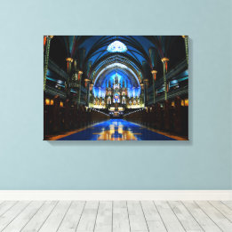 Montreal Notre Dame Cathedral Canvas Print
