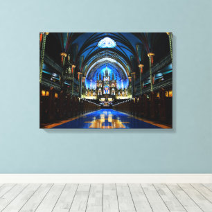 Montreal Notre Dame Cathedral Canvas Print