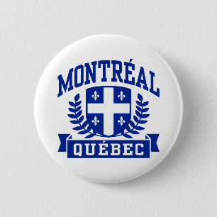 Montreal Quebec 6 Cm Round Badge