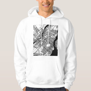 Montreal Quebec Canada City Map Hoodie