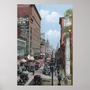 Montreal Quebec Canada St Catherine Street Poster