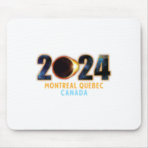 Montreal Quebec Canada Total Solar Eclipse 2024 Mouse Mat