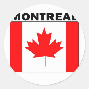 Montreal, Quebec Classic Round Sticker