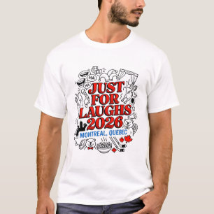 Montreal Quebec Comedy Show With Beaver And Poutin T-Shirt