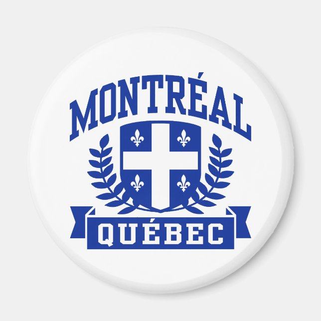 Montreal Quebec Magnet (Front)