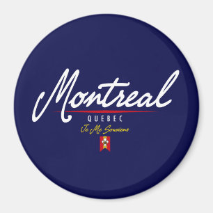 Montreal Script Magnet
