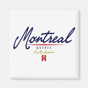 Montreal Script Magnet