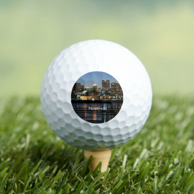 Montreal Skyline Golf Balls (Insitu Tee)
