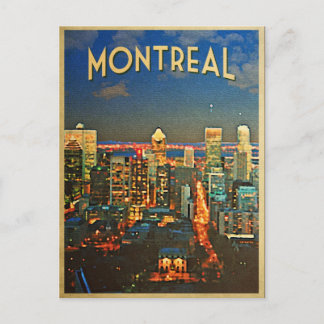Montreal Skyline Postcard