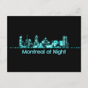 Montreal Skyline Postcard