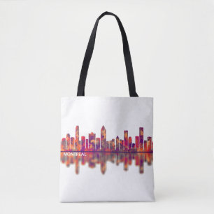 Montreal Skyline Tote Bag