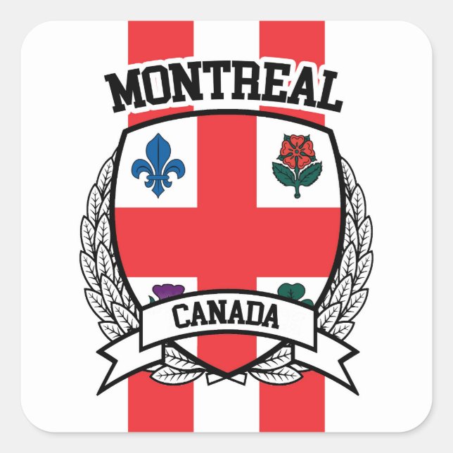 Montreal Square Sticker (Front)