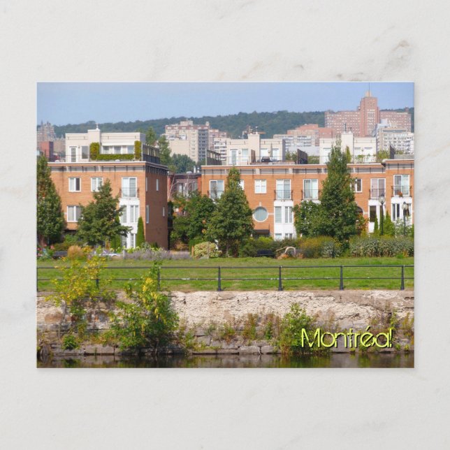 Montreal Waterfront Postcard (Front)