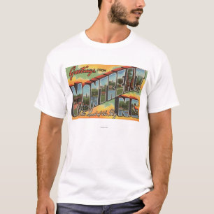 Montreat, North Carolina - Large Letter Scenes 2 T-Shirt