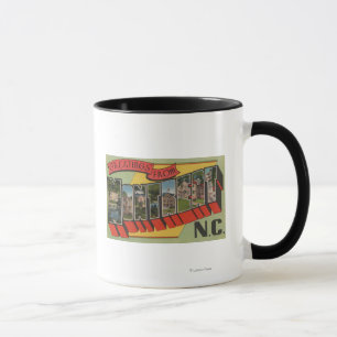 Montreat, North Carolina - Large Letter Scenes Mug