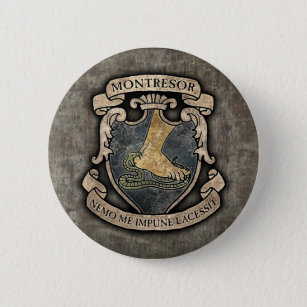 Montresor Coat of Arms 6 Cm Round Badge