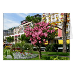 Montreux in Switzerland card
