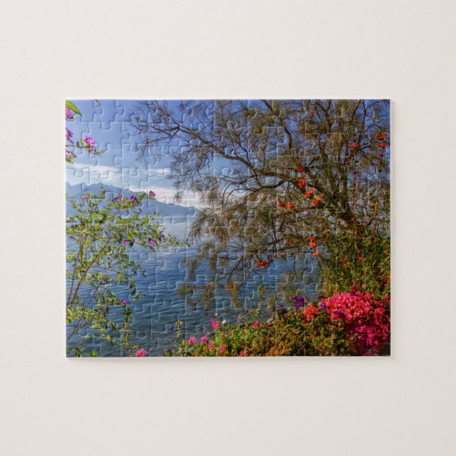 Montreux lakeshore, Switzerland Jigsaw Puzzle (Horizontal)