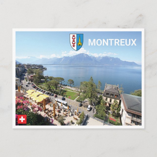 Montreux - Switzerland Postcard (Front)