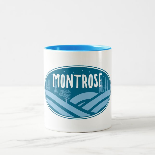Montrose Colorado Outdoors Two-Tone Coffee Mug (Center)