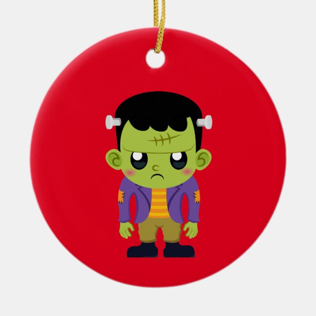 Montrouis Halloween Ceramic Tree Decoration (Front)