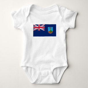 Montserrat Flag Baby Bodysuit