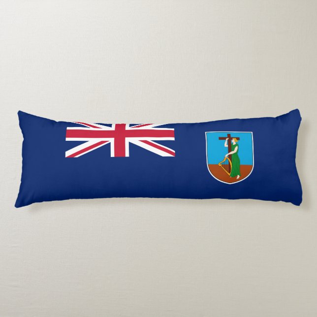 Montserrat Flag Body Cushion (Front)