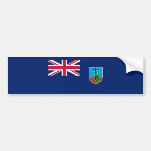 Montserrat Flag Bumper Sticker