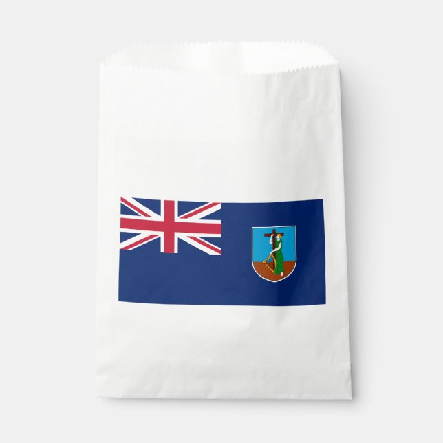 Montserrat Flag Favour Bags (Front)