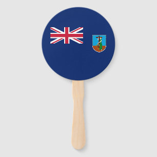 Montserrat Flag Hand Fan