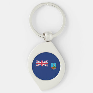 Montserrat Flag Key Ring