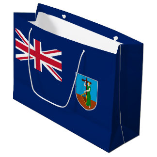 Montserrat Flag Large Gift Bag