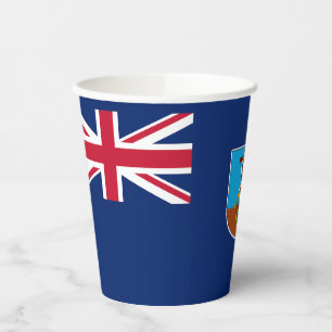 Montserrat Flag Paper Cups