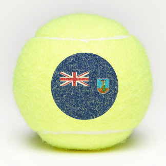 Montserrat Flag Tennis Balls