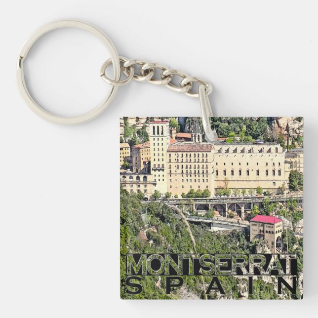 Montserrat Key Ring (Front)