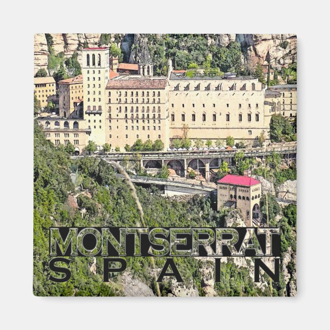 Montserrat Magnet (Front)