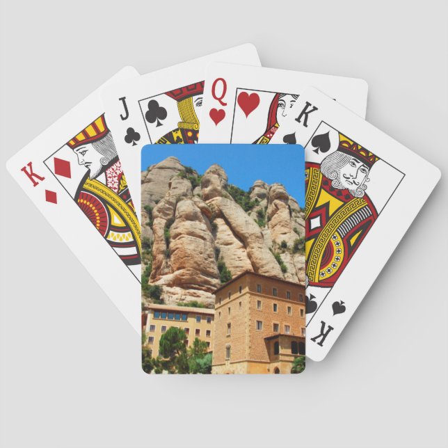 Montserrat Monastery, Catalonia, Spain Playing Cards (Back)