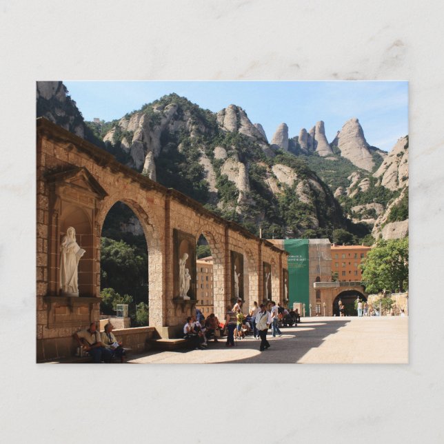 Montserrat monastery postcard (Front)