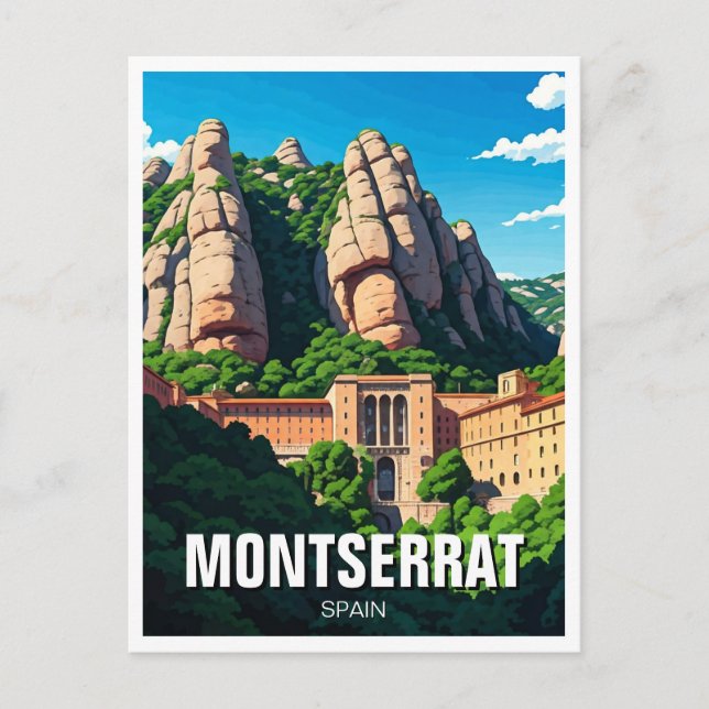 Montserrat Spain Postcard (Front)