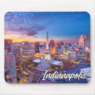 Monument Circle, Indianapolis, Indiana, USA Mouse Mat