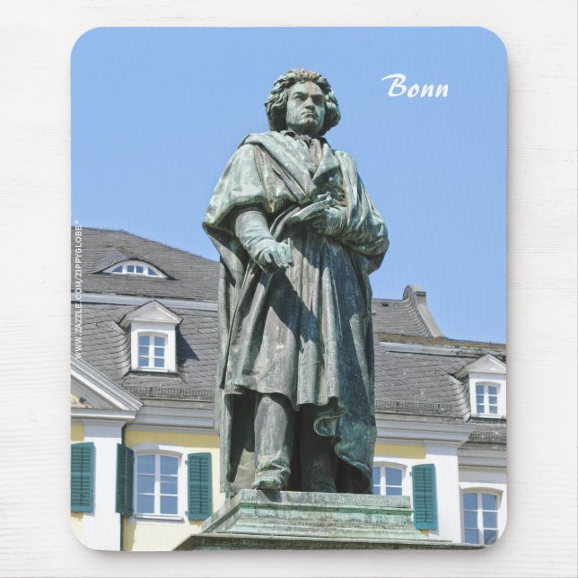 Monument of Ludwig van Beethoven in Bonn Mouse Mat (Front)